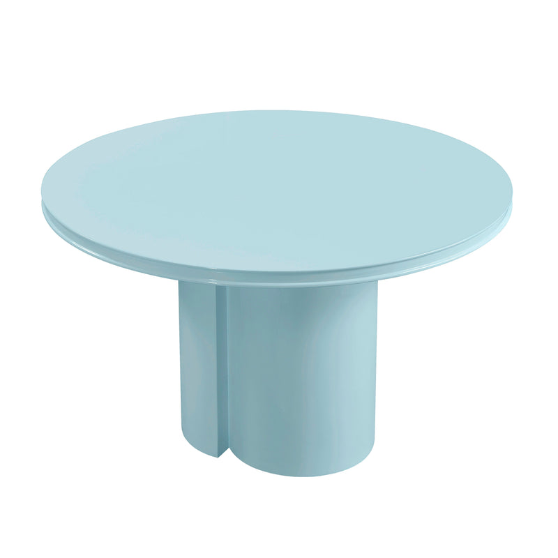 Elora 47" Lacquer Round Dining Table - Image 12