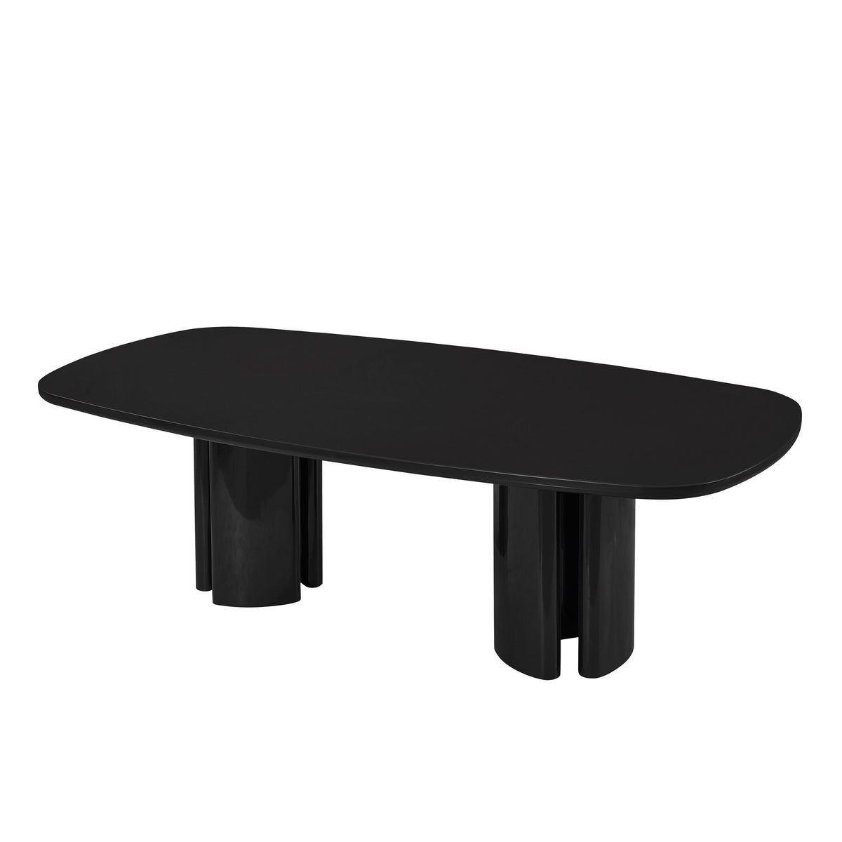Zola 94.5" Lacquer Oval Dining Table - Image 3