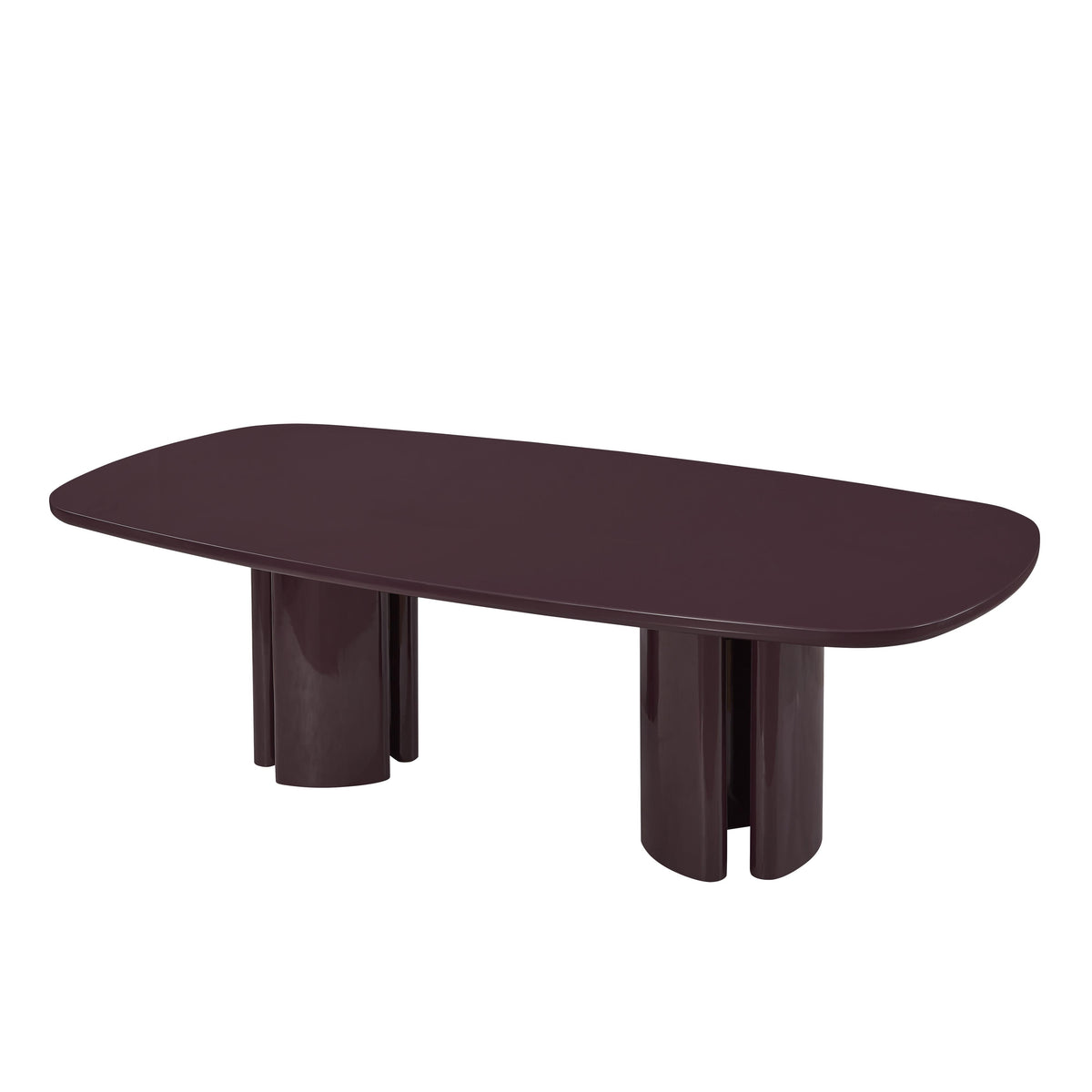 Zola 94.5" Lacquer Oval Dining Table - Image 11