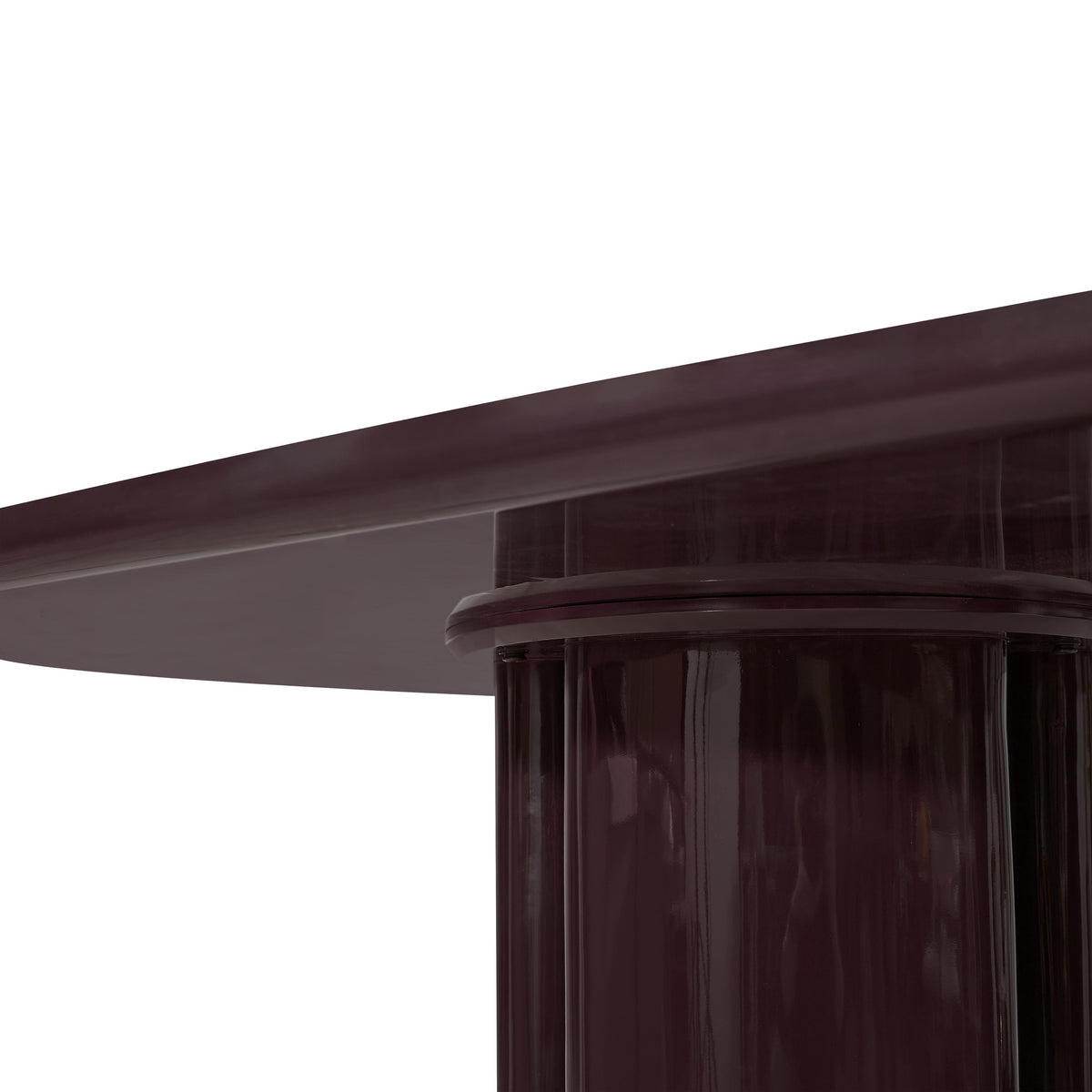 Zola 94.5" Lacquer Oval Dining Table - Image 16