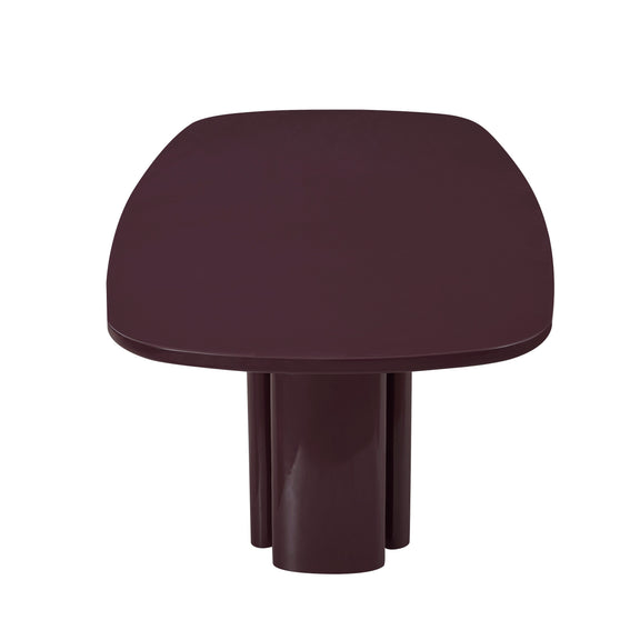 Zola 94.5" Lacquer Oval Dining Table - Image 18