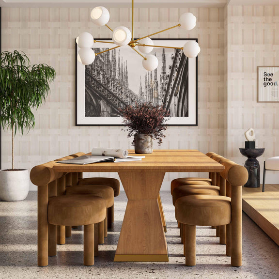 Nolan 98" Wood Rectangular Dining Table - Image 2