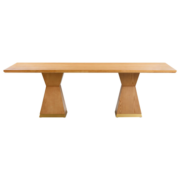 Nolan 98" Wood Rectangular Dining Table - Image 3