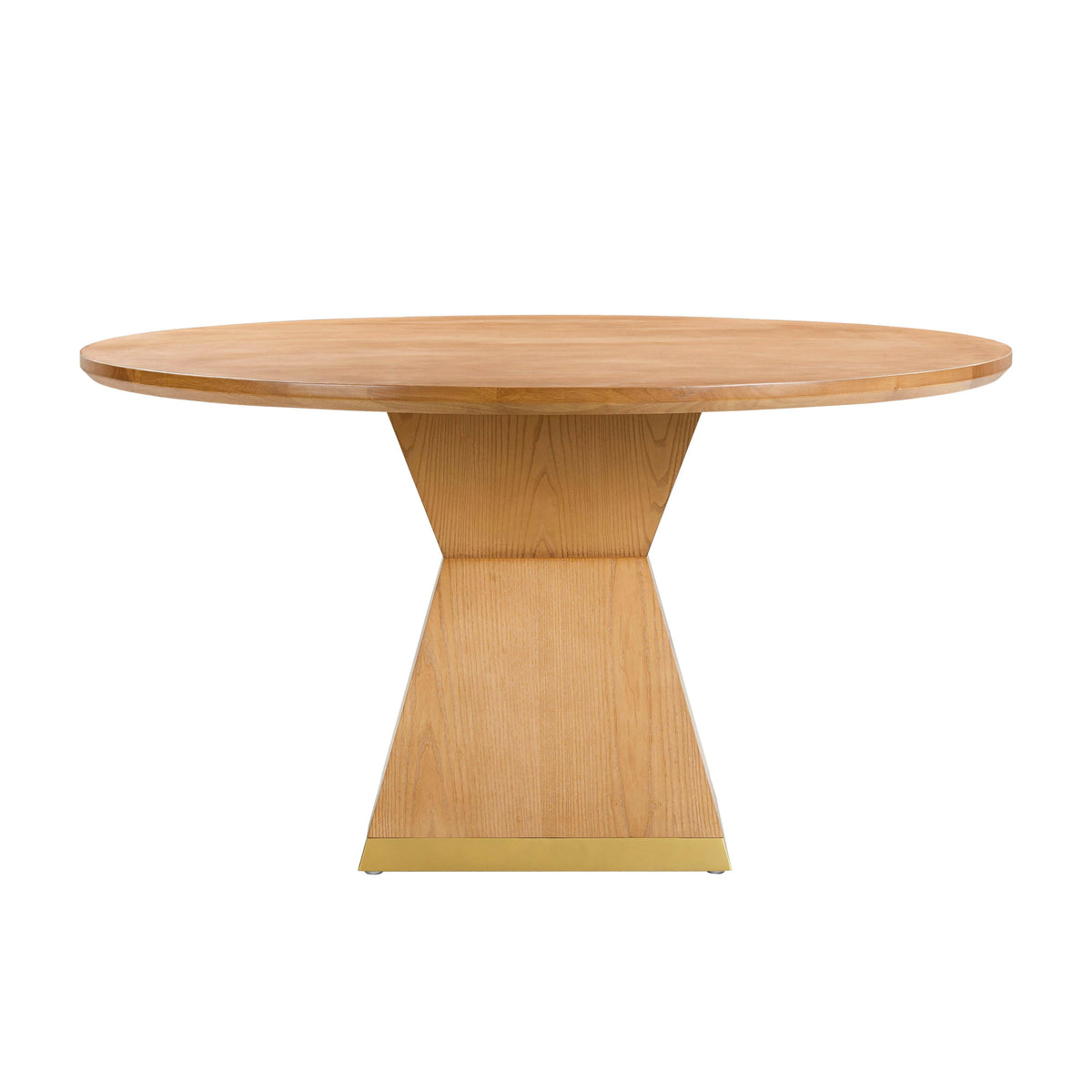 Nolan 56" Wood Round Dining Table - Image 2