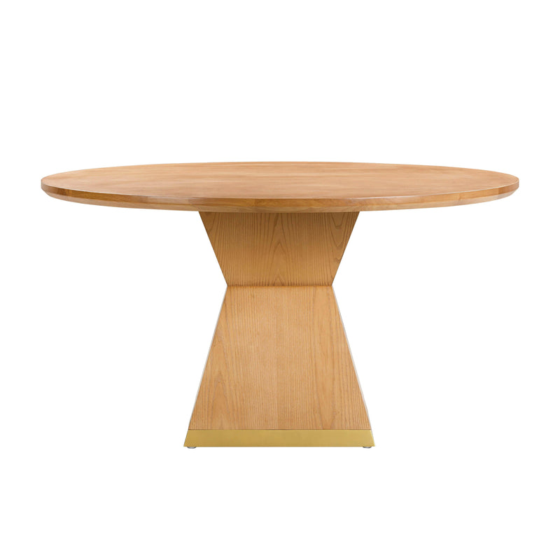 Nolan 56" Wood Round Dining Table - Image 2