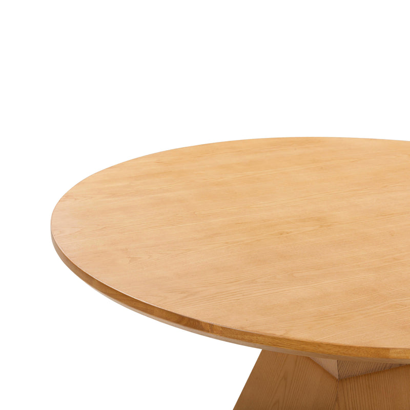 Nolan 56" Wood Round Dining Table - Image 3