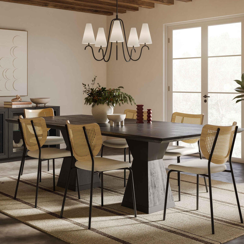 Nolan 98" Wood Rectangular Dining Table - Image 9