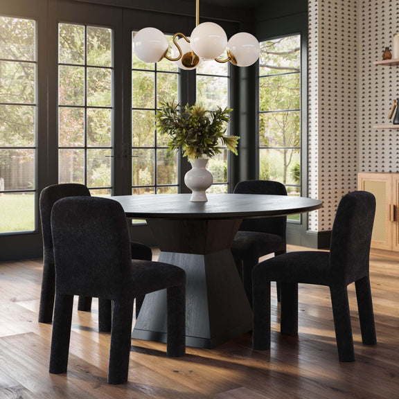 Nolan 56" Wood Round Dining Table - Image 7