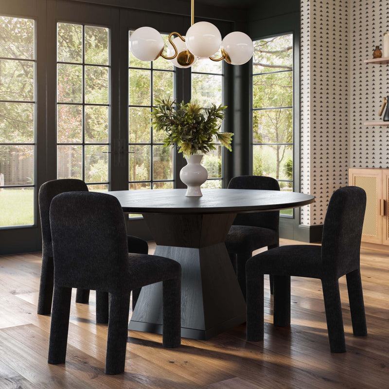 Nolan 56" Wood Round Dining Table - Image 7