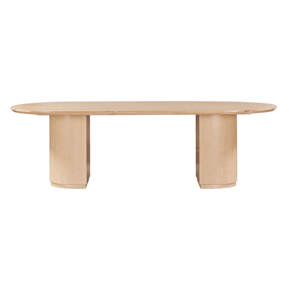 Marlow 102" Wood Oval Dining Table - Image 3