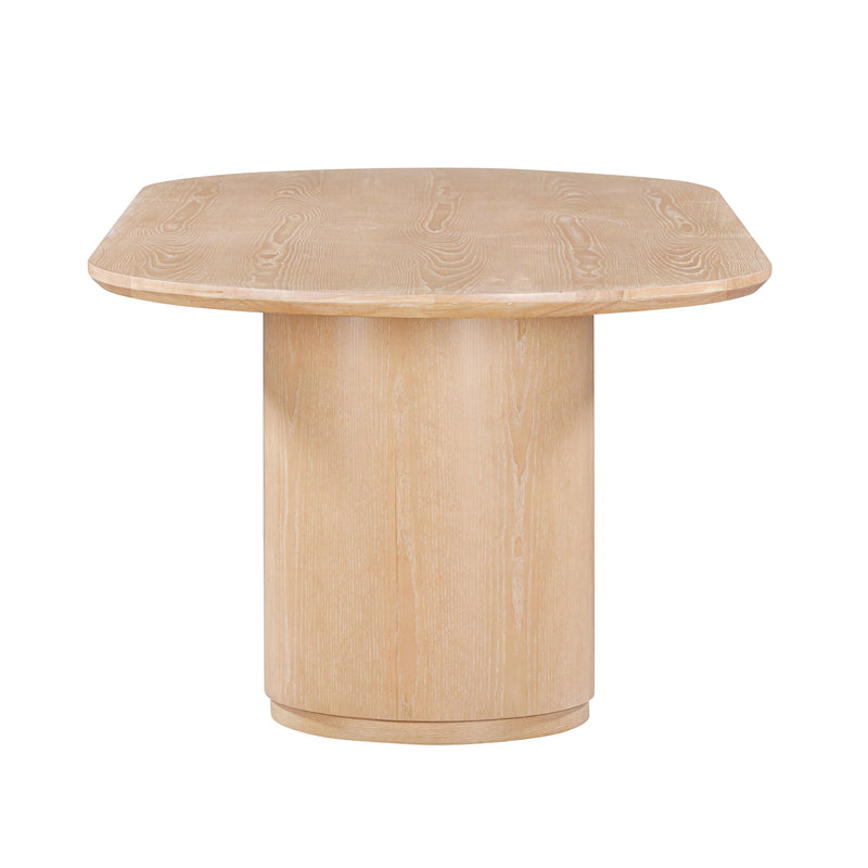 Marlow 102" Wood Oval Dining Table - Image 4
