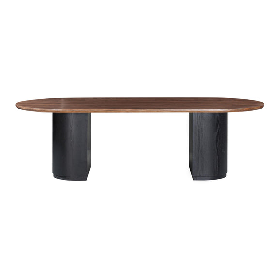 Marlow 102" Wood Oval Dining Table - Image 11