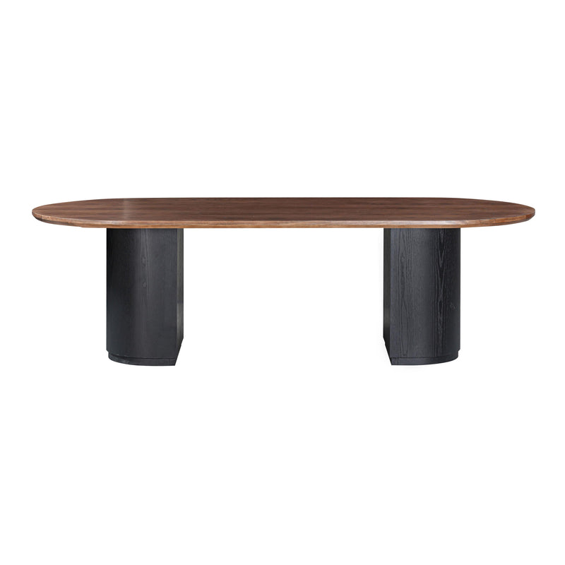 Marlow 102" Wood Oval Dining Table - Image 11