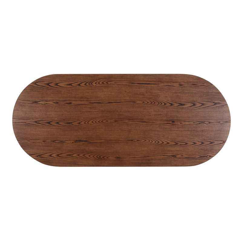 Marlow 102" Wood Oval Dining Table - Image 13
