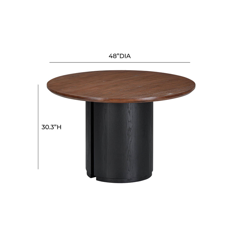 Marlow 48" Wood Round Dining Table - Image 11