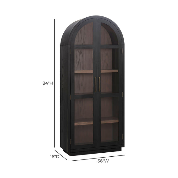 Marlow Wood Display Cabinet - Image 17