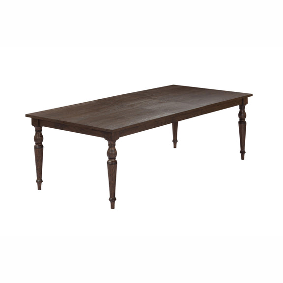 Mila 74" 114" Dark Brown Extendable Rectangular Dining Table - Image 2