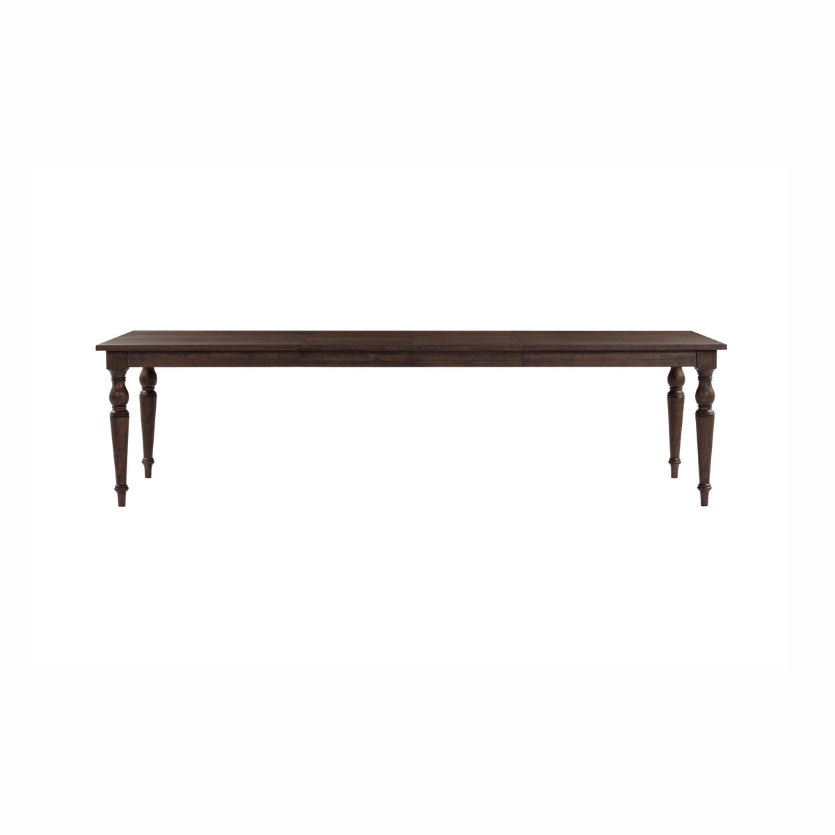 Mila 74" 114" Dark Brown Extendable Rectangular Dining Table - Image 6