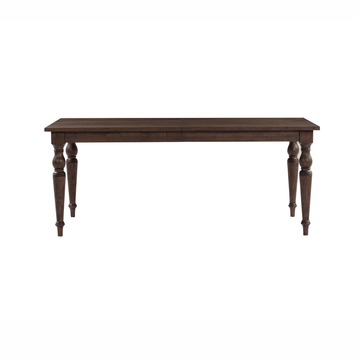 Mila 74" 114" Dark Brown Extendable Rectangular Dining Table - Image 8