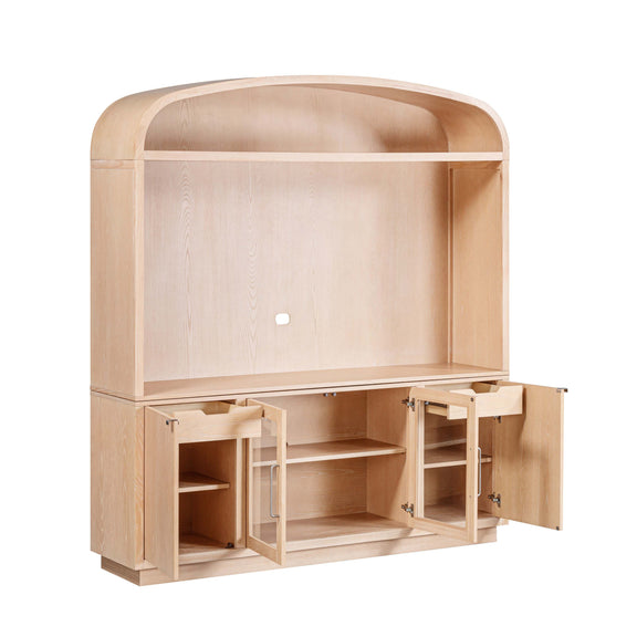 Marlow 77" Wood Entertainment Center - Image 5