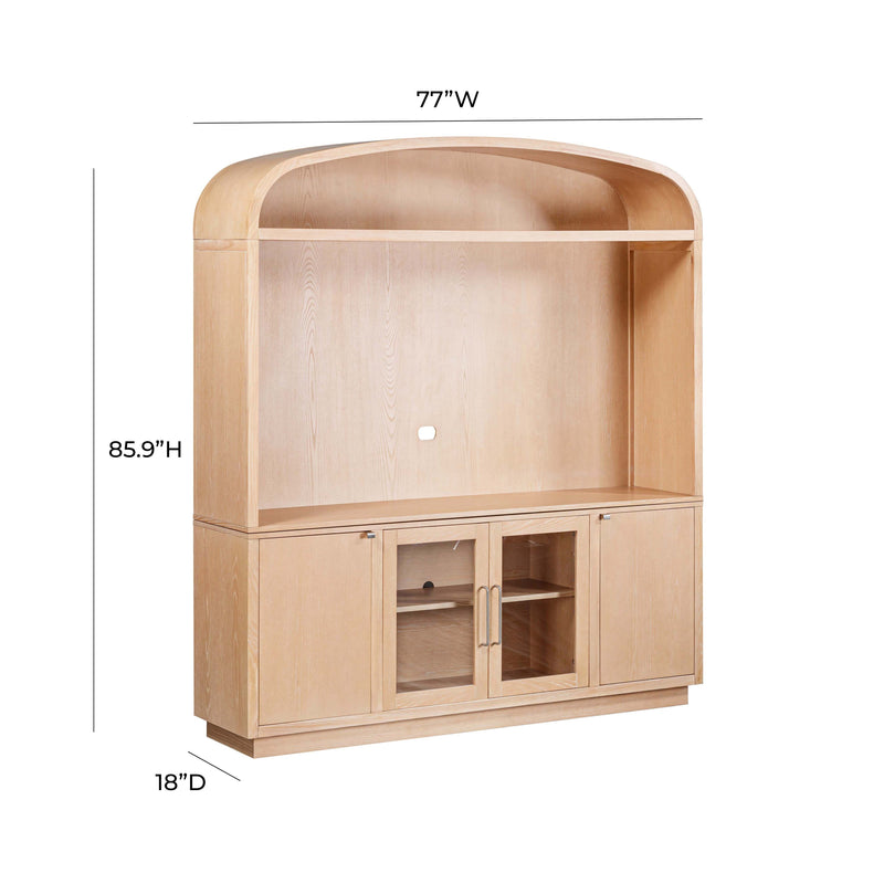 Marlow 77" Wood Entertainment Center - Image 7