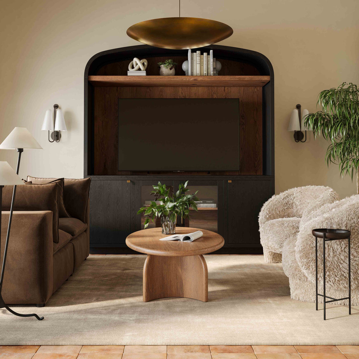 Marlow 77" Wood Entertainment Center - Image 9