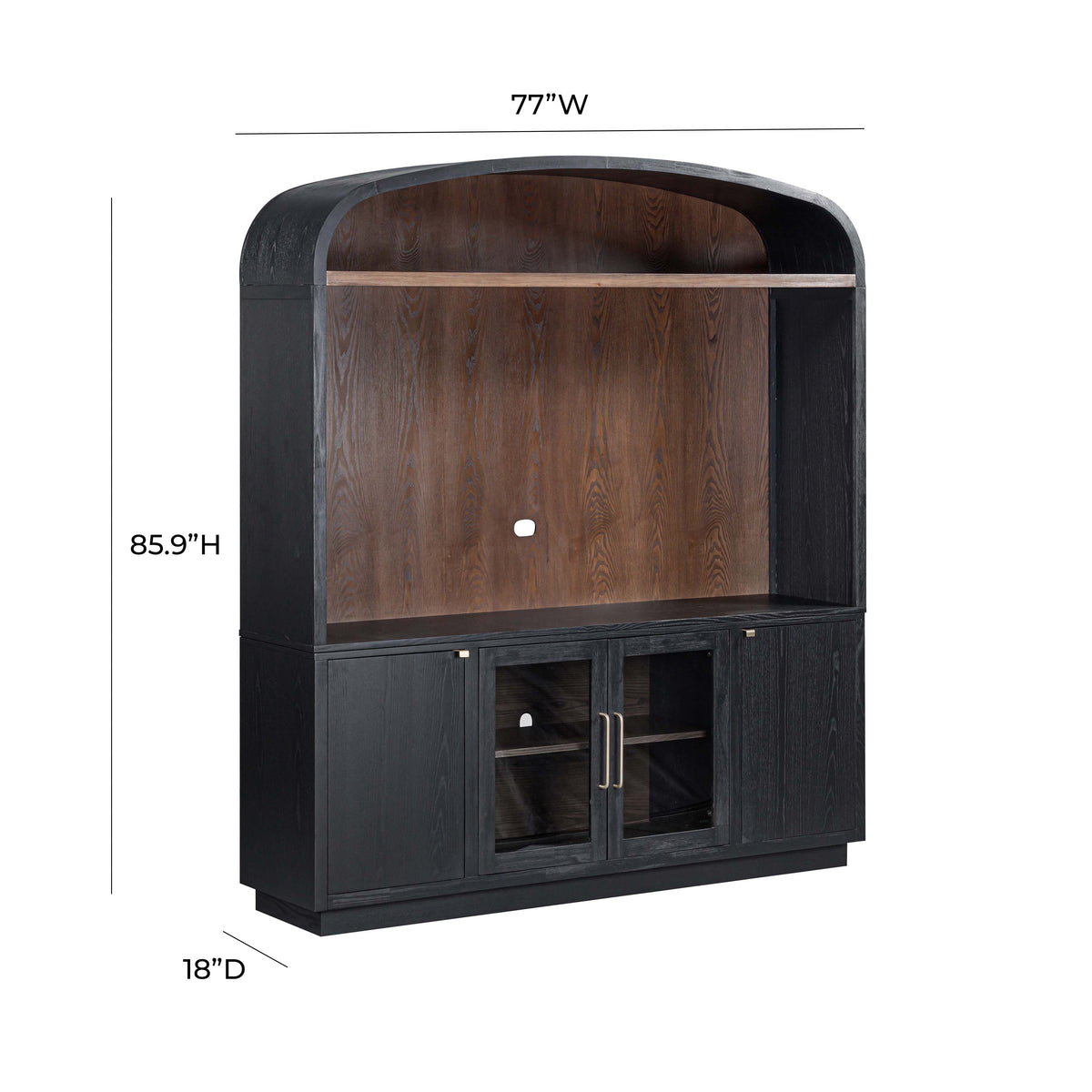 Marlow 77" Wood Entertainment Center - Image 15