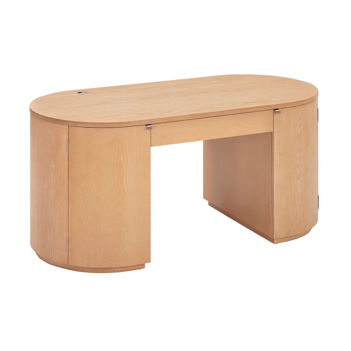 Marlow 64" Wood Executive Desk With Storage - Image 3