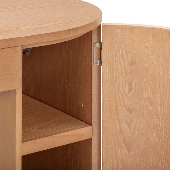 Marlow 64" Wood Executive Desk With Storage - Image 8