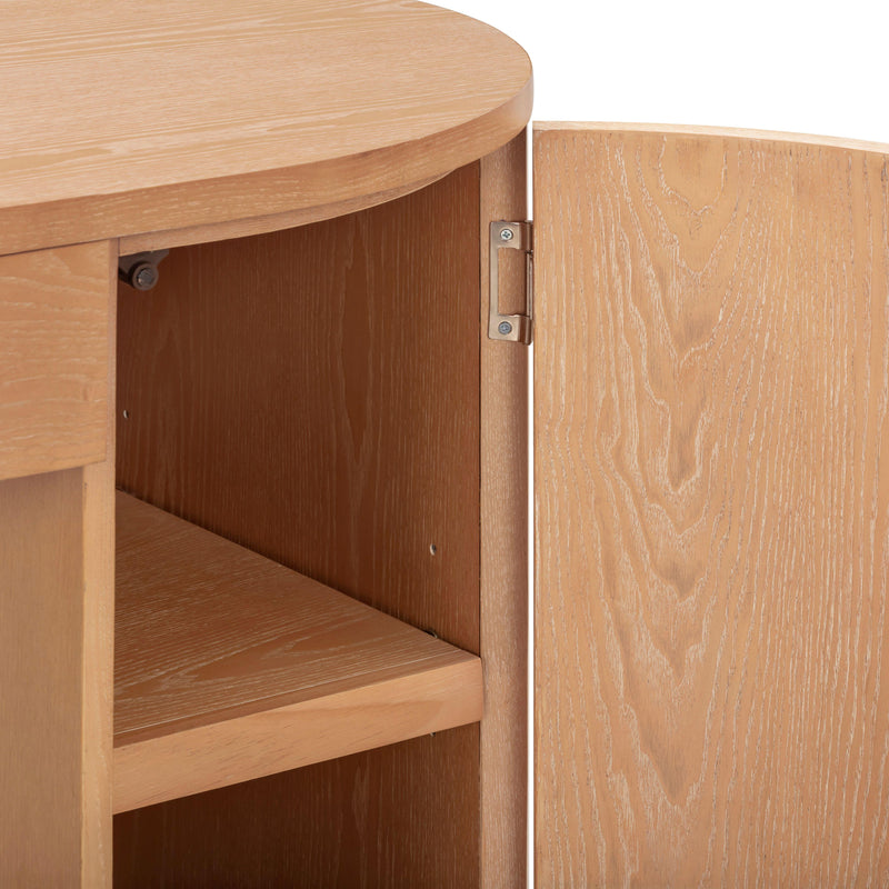 Marlow 64" Wood Executive Desk With Storage - Image 8