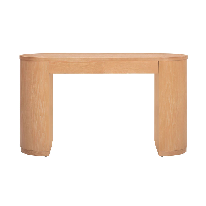 Marlow 52" Wood 2 Drawer Writing Desk