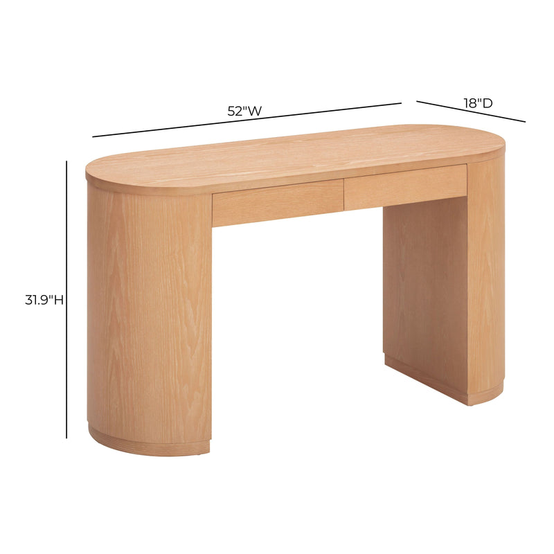 Marlow 52" Wood 2 Drawer Writing Desk - Image 10
