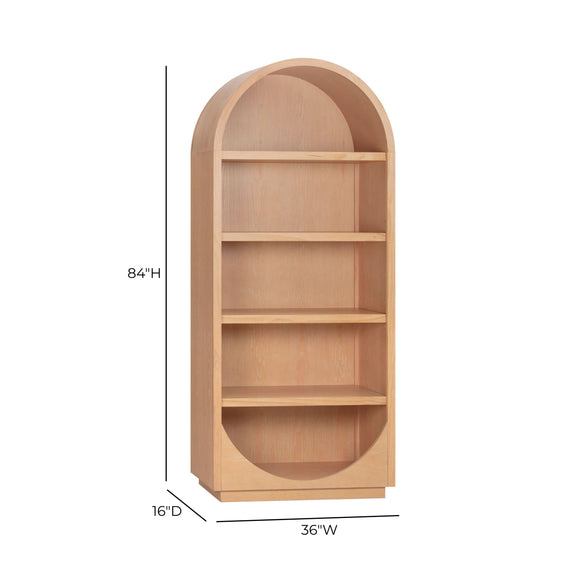 Marlow Wood Bookcase - Image 8