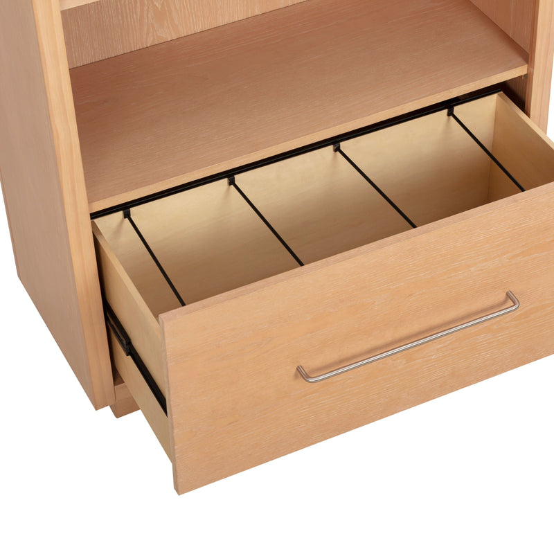 Marlow Wood Bookcase With File Drawer - Image 7