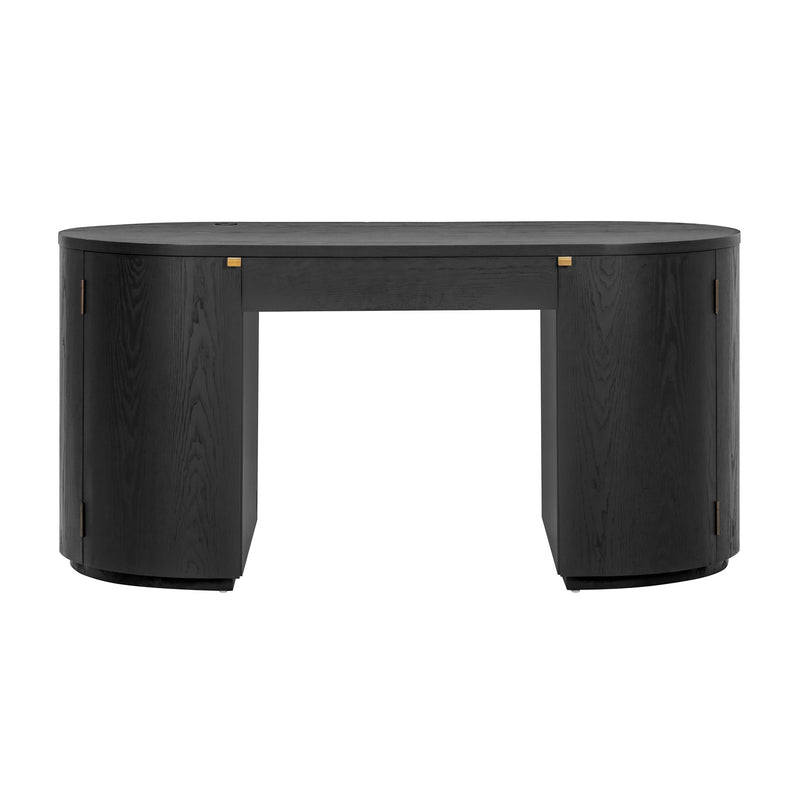 Marlow 64" Wood Executive Desk With Storage - Image 11