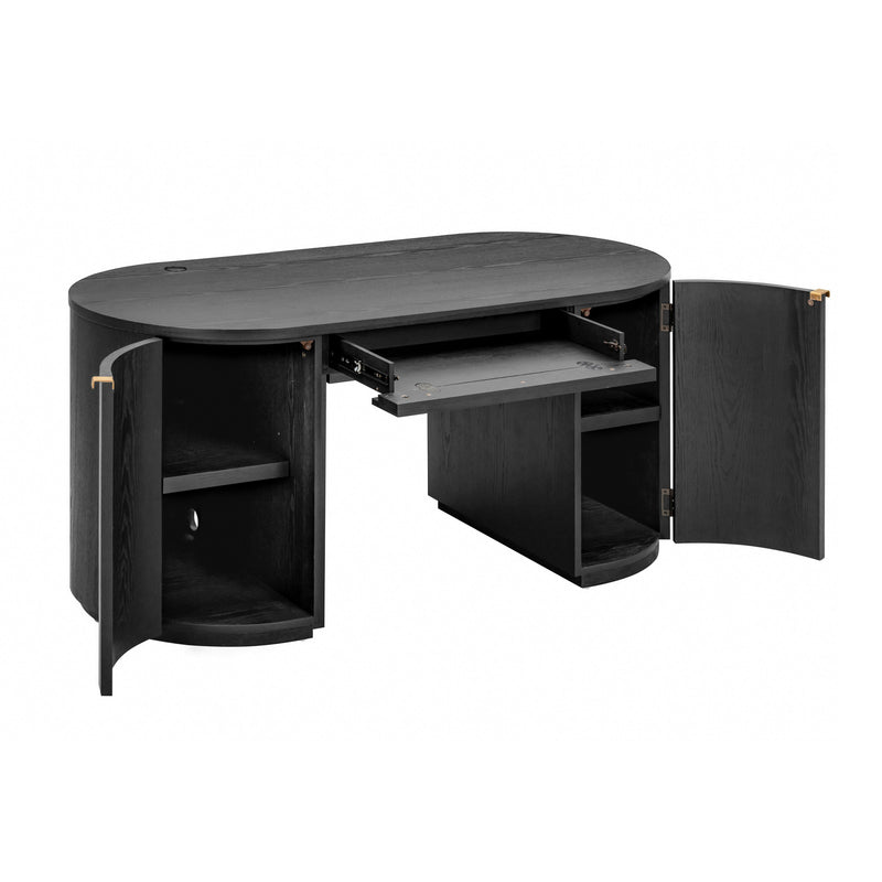 Marlow 64" Wood Executive Desk With Storage - Image 17