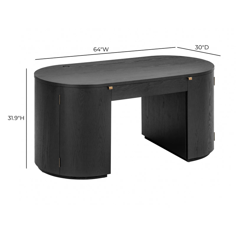 Marlow 64" Wood Executive Desk With Storage - Image 20