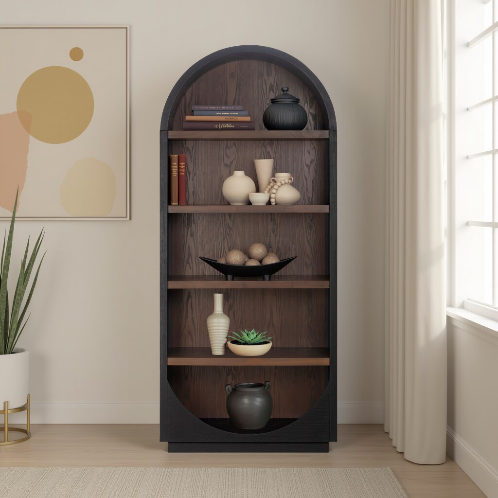 Marlow Wood Bookcase - Image 12