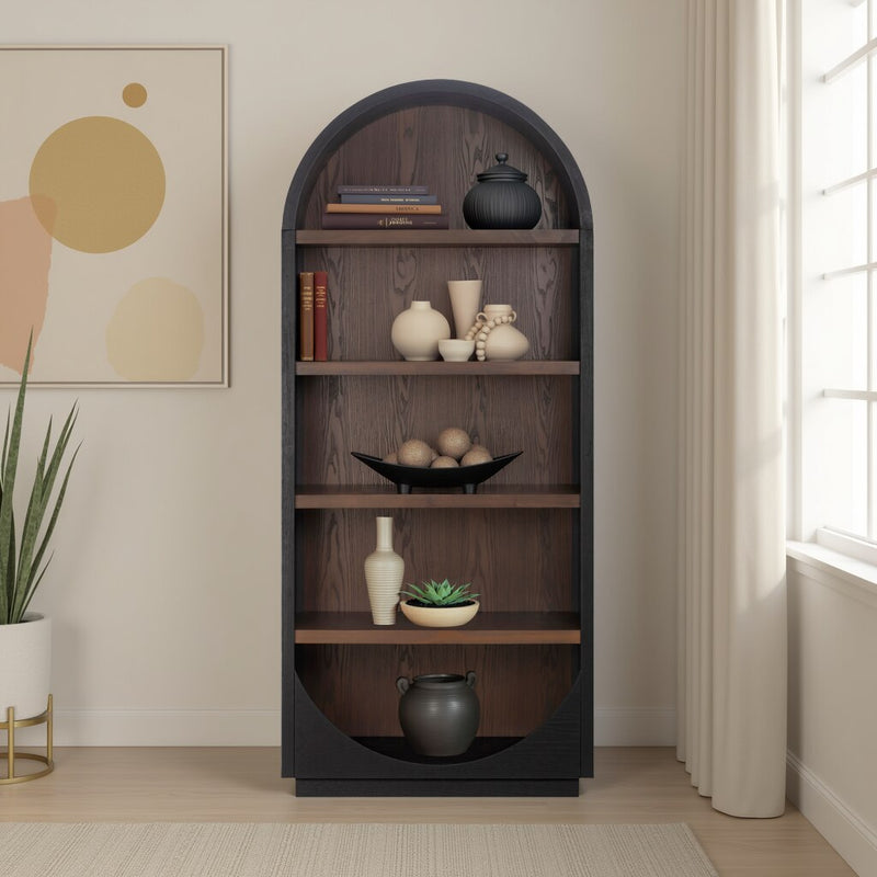 Marlow Wood Bookcase - Image 12