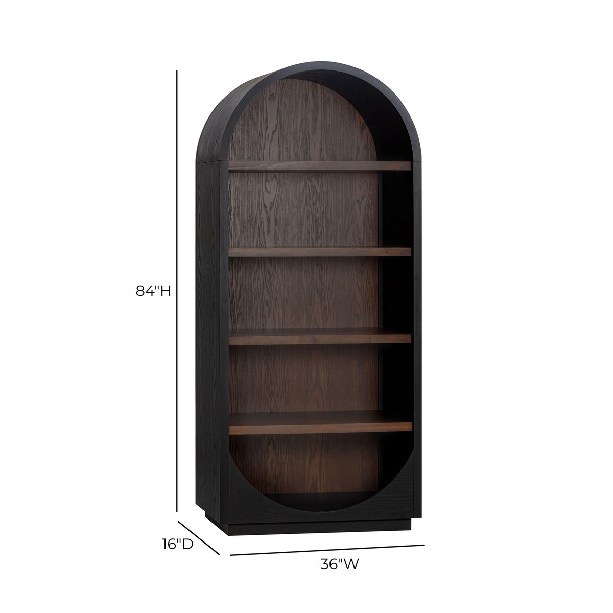 Marlow Wood Bookcase - Image 17