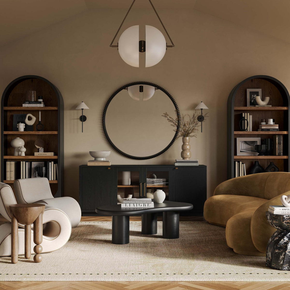 Marlow Wood Bookcase - Image 18