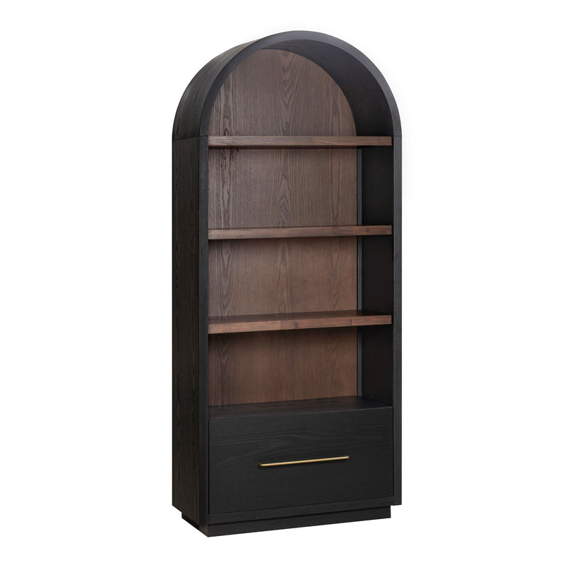 Marlow Wood Bookcase With File Drawer - Image 11