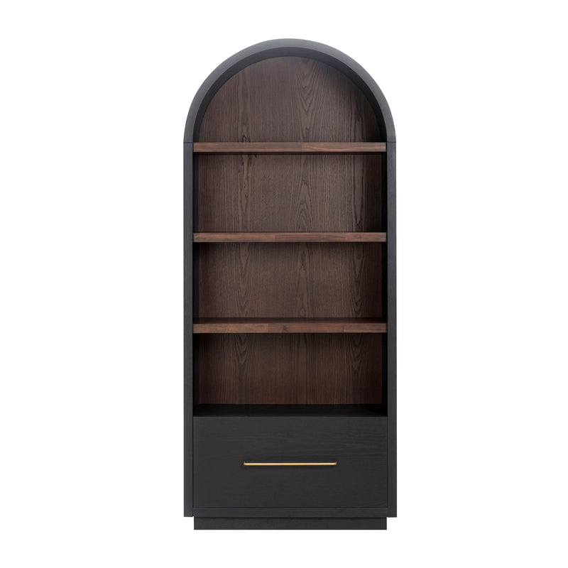 Marlow Wood Bookcase With File Drawer - Image 13
