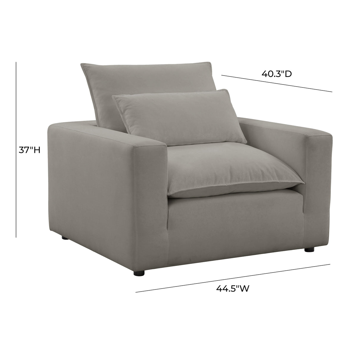 Cali Performance Fabric Armchair - Image 5