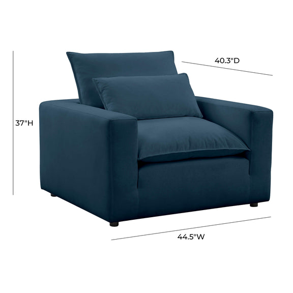 Cali Performance Fabric Armchair - Image 16