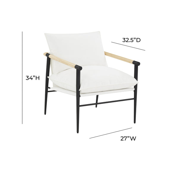 Cali Performance Fabric Accent Chair - Image 6