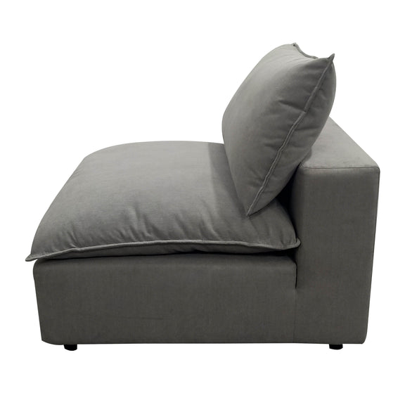Cali Performance Fabric Modular Armless Chair - Image 3