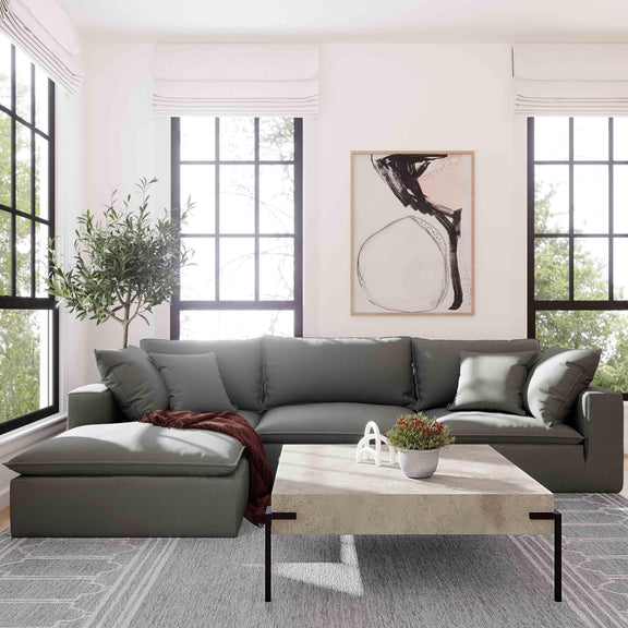 Cali Performance Fabric Modular Armless Chair - Image 7