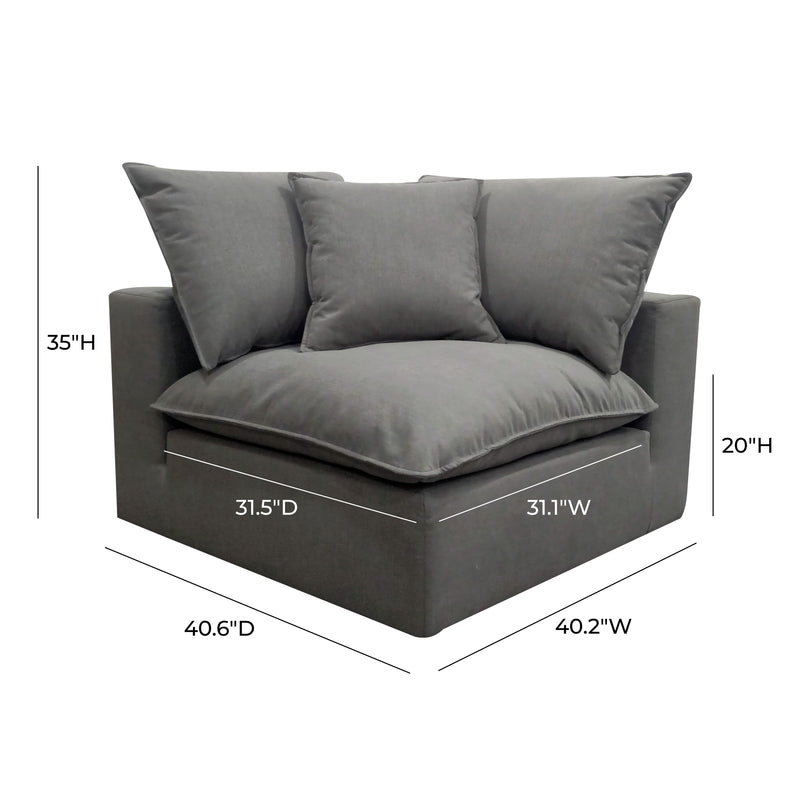 Cali Performance Fabric Modular Corner Chair - Image 7
