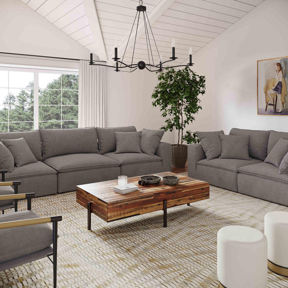 Cali 80" Performance Fabric Modular Loveseat - Image 2